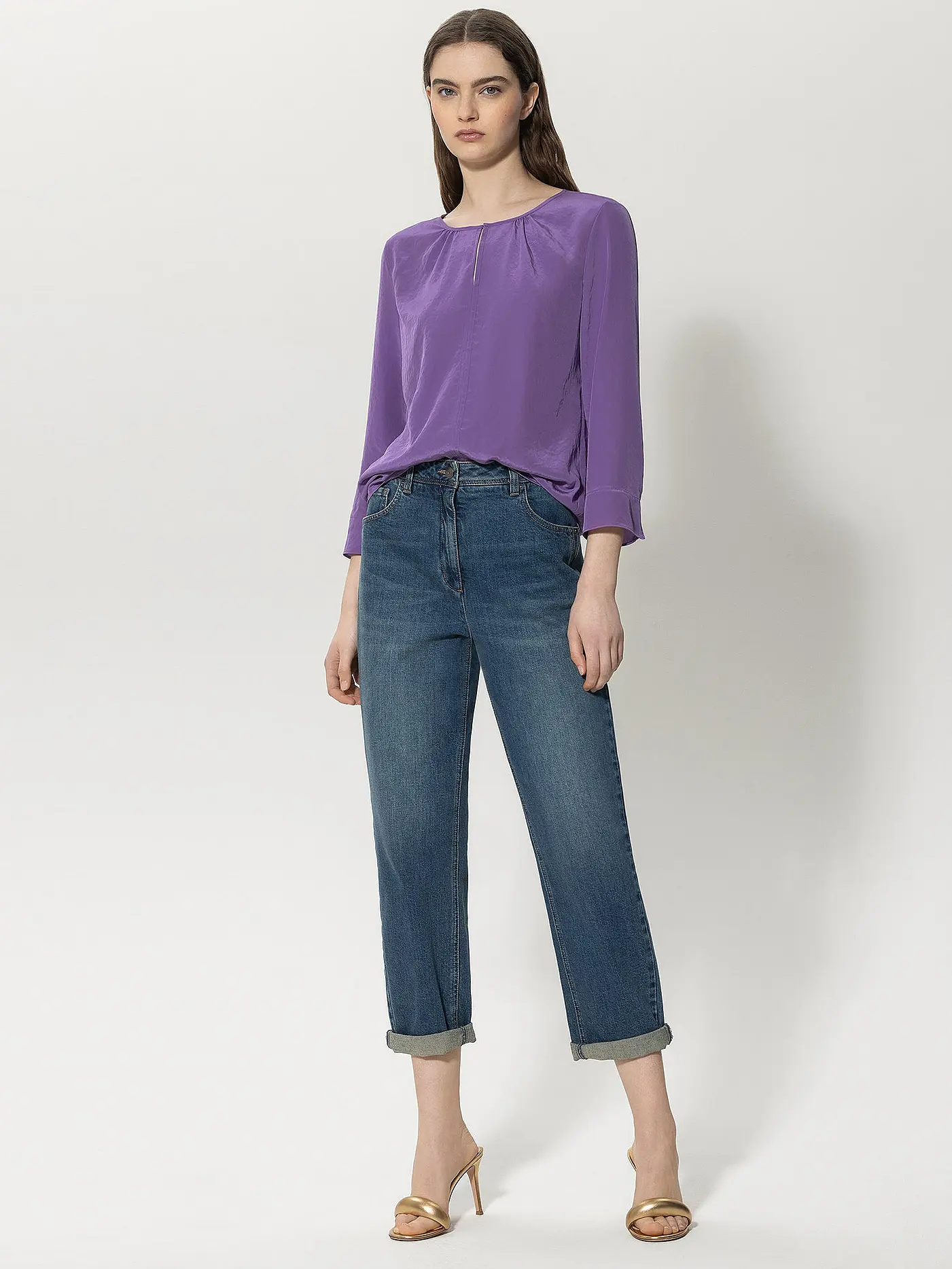 LUISA CERANO | Bluse | lila